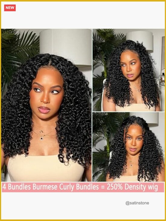 4 Bundles Burmese Curly 3C4A Spiral End Water Wave Human Hair Extensions 12-18 main image 6